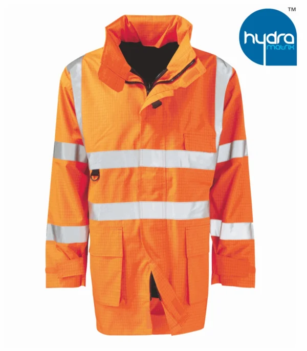 ORBIT VESUVIUS: HYDRA MATRIX ¾ JACKET ORANGE